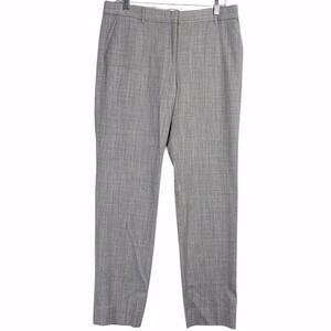 GAP True Straight Women's‎ Size 10L Light Heather Grey Wool Blend Dress Pants